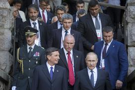 Borut Pahor Vladimir Putin Ruska kapelica Vršič