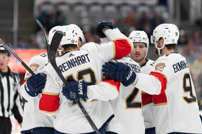 Florida Panthers so ugnali San Jose. Proti koncu tedna se bodo pomerili s Kopitarjevimi LA Kings. | Foto: Reuters