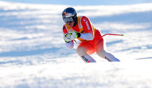 Franjo von Allmen prišel do svoje prve zmage, Slovenca skromna