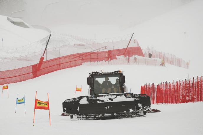 Val Gardena, odpoved | Superveleslalom v Val Gardeni je zaradi neugodnih vremenskih razmer odpovedan. | Foto Guliverimage