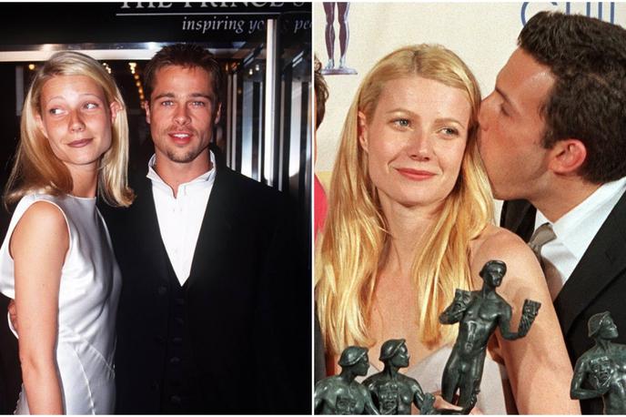 Gwyneth Paltrow | Gwyneth Paltrow je bila z Bradom Pittom v zvezi med letoma 1994 in 1997, z Benom Affleckom pa med letoma 1997 in 2000. | Foto Guliverimage/Profimedia