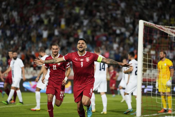 Srbija je leta 2022 doma napolnila slovensko mrežo. Zmagala je s 4:1, Jana Oblaka je premagal tudi srbski rekorder Aleksander Mitrović. | Foto: Guliverimage