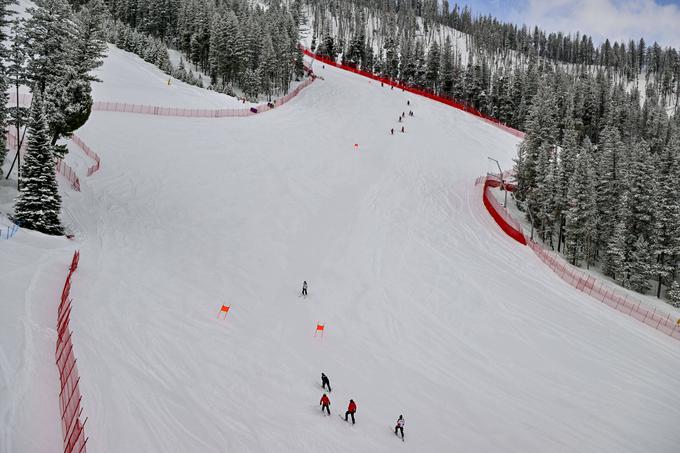 Sun Valley v Idahu prvič gosti tekme svetovnega pokala. V četrtek je padlo nekaj novega snega. | Foto: Reuters