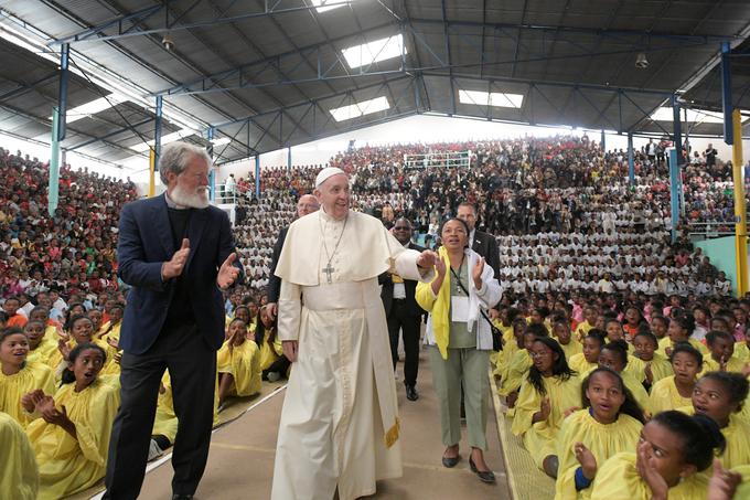 Leta 2019 je Pedra na Madagaskarju obiskal papež Frančišek | Foto: Reuters