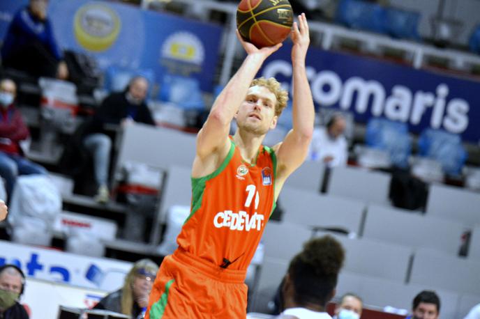 Jaka Blažič | Cedevita Olimpija je na gostovanju premagala Zadar, najboljši strelec pa je bil s 23 točkami Jaka Blažič | Foto ABA liga