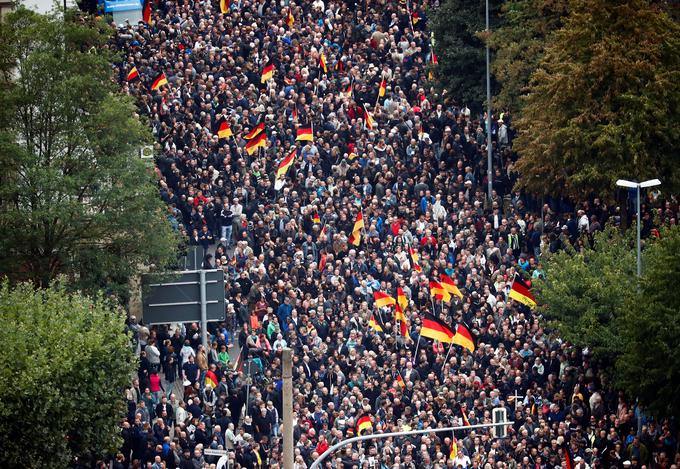 protesti Chemnitz Nemčija | Foto: Reuters