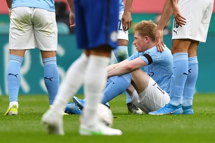 Kevin de Bruyne | Kevin de Bruyne se je pred zaključkom sezone poškodoval. | Foto Reuters