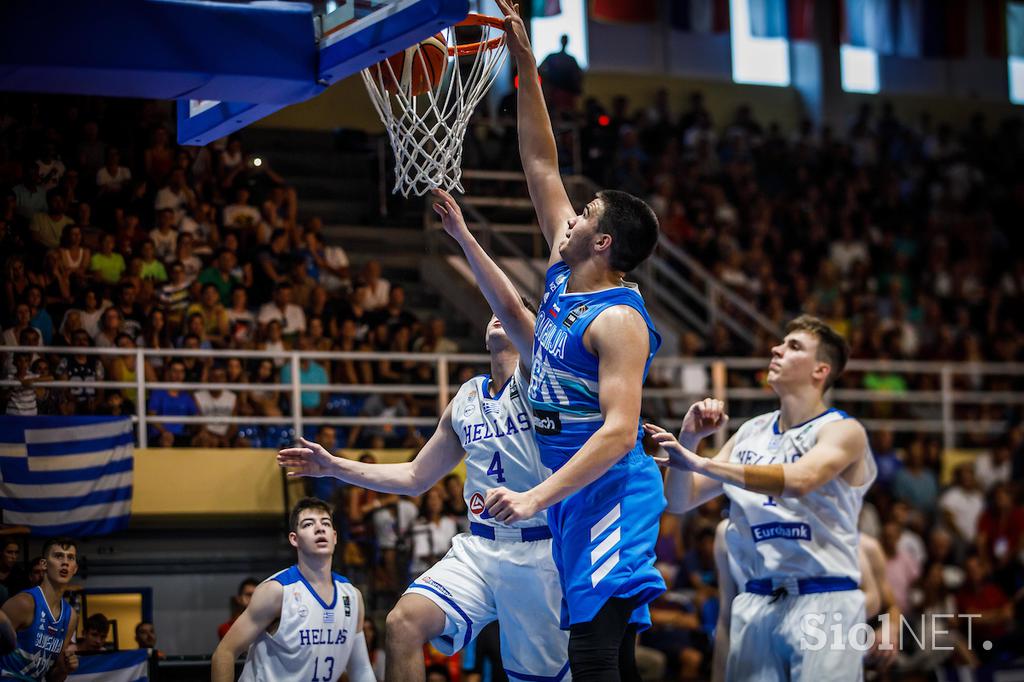 Fiba EP U18: Slovenija - Grčija za bron