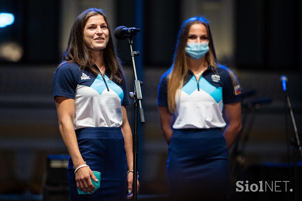 Sprejem olimpijcev - Kongresni trg, Ljubljana