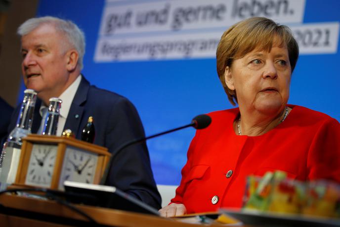 Horst Seehofer in Angela Merkel | Foto Reuters