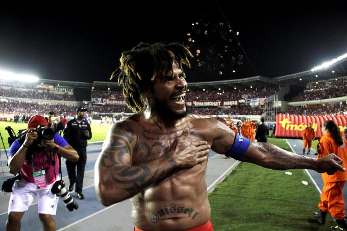 Roman Torres je dosegel odločilni zadetek za zmago nad Kostariko in preboj Paname na SP 2018. | Foto: Reuters