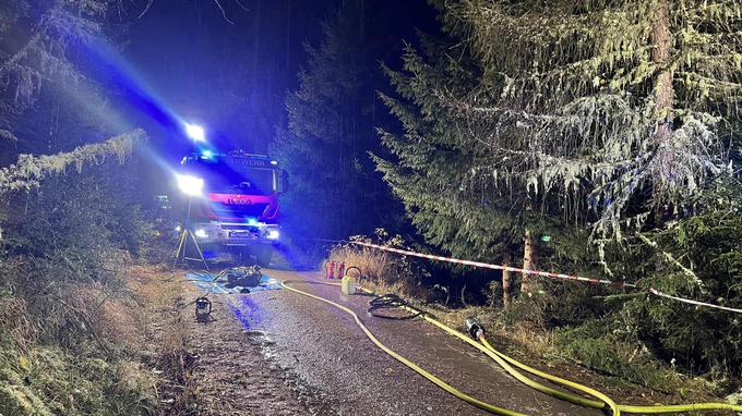 Letalo. Nesreča. | Foto: Feuerwerk Bezirk Lungau