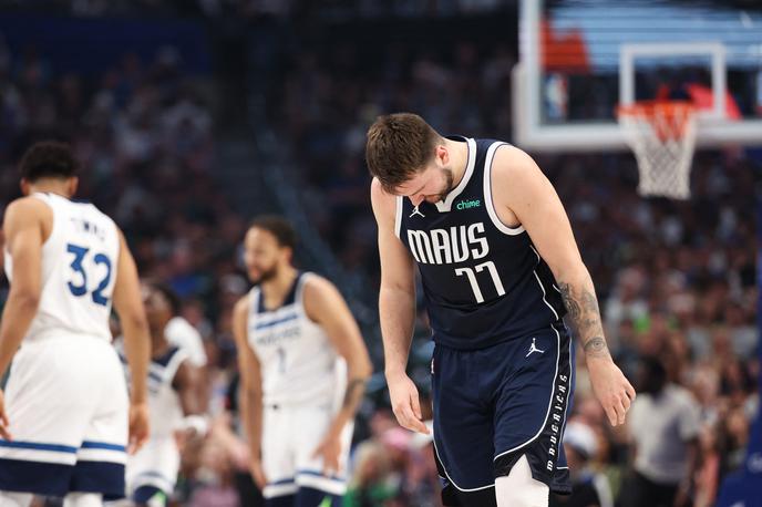 Luka Dončić | Luka Dončić in soigralci niso izkoristili prve zaključne žogice proti Minnesoti. | Foto Reuters