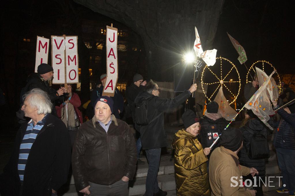 Petkovi kolesarski protesti, Milan Kučan, Matjaž Hanžek