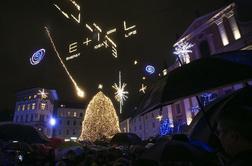 Ljubljano so razsvetlile praznične luči  (foto in video)