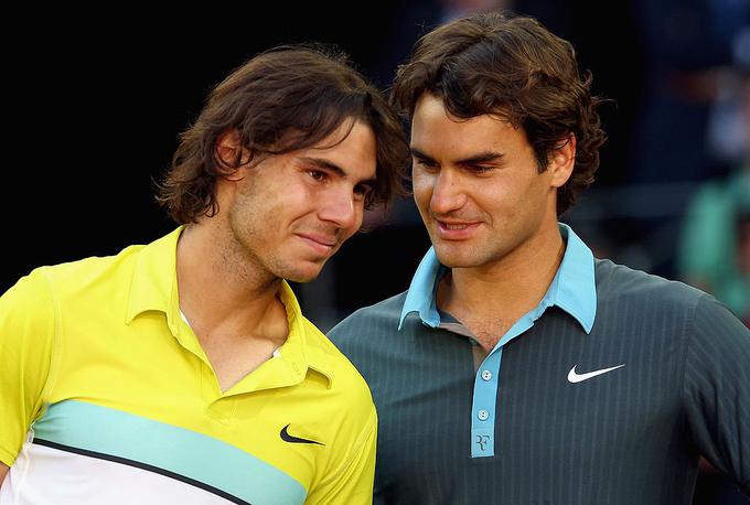 Roger Federer je dolga leta sodeloval s športno znamko Nike. Z njimi je še danes povezan Rafael Nadal. | Foto: Gulliver/Getty Images