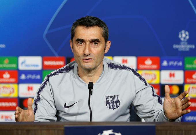 Ernesto Valverde je Barcelono že popeljal do naslova španskega prvaka. | Foto: Reuters