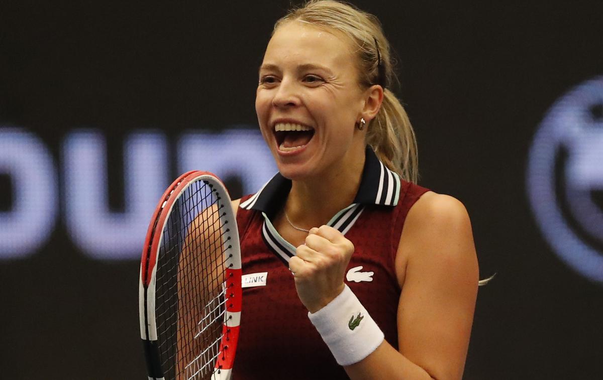 Anett Kontaveit | Estonka Anett Kontaveit se bo v nedeljo potegovala za lovoriko v Ostravi. | Foto Reuters