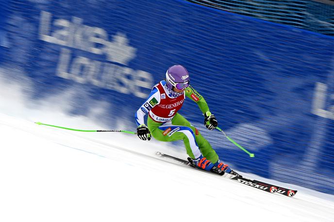 Ilka Štuhec | Ilka Štuhec je prestala prvi preizkus v Lake Louisu. | Foto Reuters