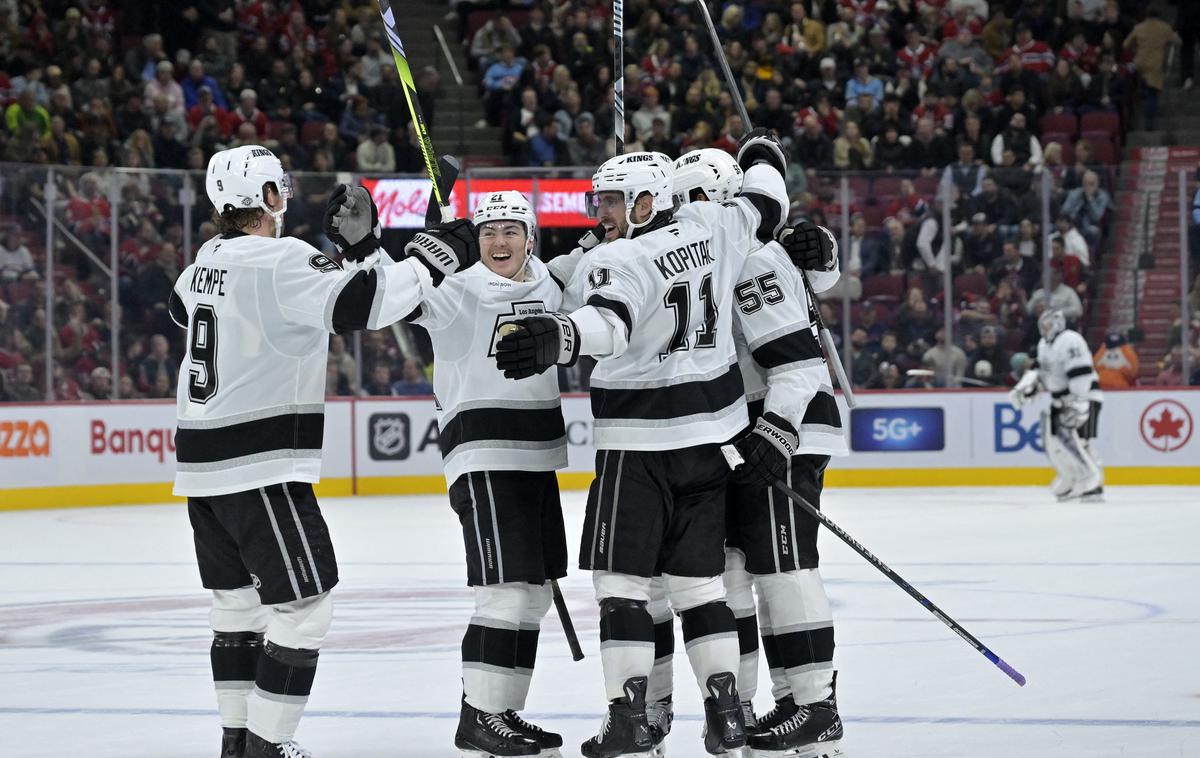 Los Angeles Kings | Los Angeles Kings so po treh porazih le prišli do zmage v severnoameriški hokejski ligi NHL. | Foto Reuters