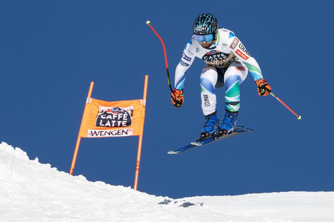 Wengen Martin Čater | Martin Čater na torkovem treningu v Wengnu. | Foto Guliver Image