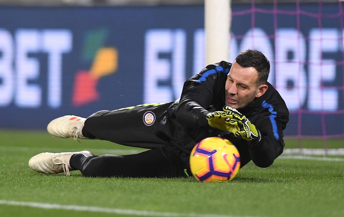 Fiorentina Inter Samir Handanović | Samir Handanović in soigralci Interja bodo dobili novega trenerja. | Foto Reuters