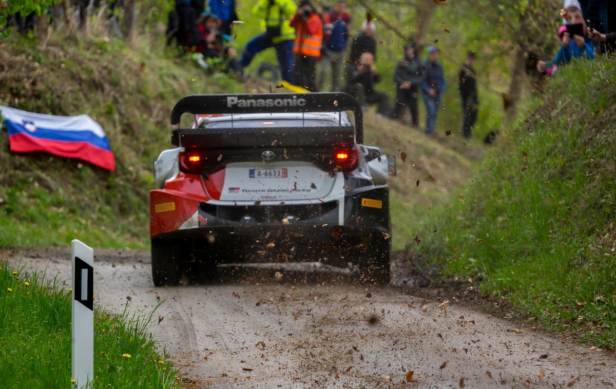 Croatia WRC 2022 | Slovenske zastave so tudi letos krasile obronke hitrostnih preizkušenj tretjega relija za svetovno prvenstvo letošnje sezone, ki je od petka do nedelje potekal na Hrvaškem. | Foto Rok Dolinar