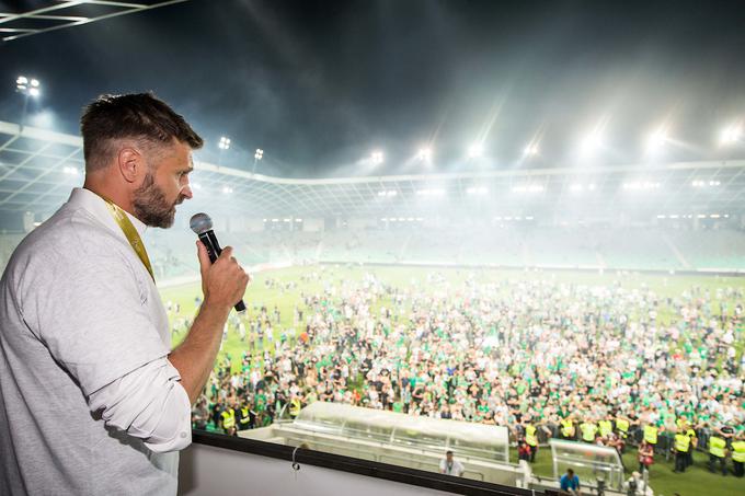 Igor Bišćan je edini trener, ki je vodil Olimpijo v obdobju Milana Mandarića neprekinjeno od prvega do zadnjega dneva sezone. | Foto: Vid Ponikvar