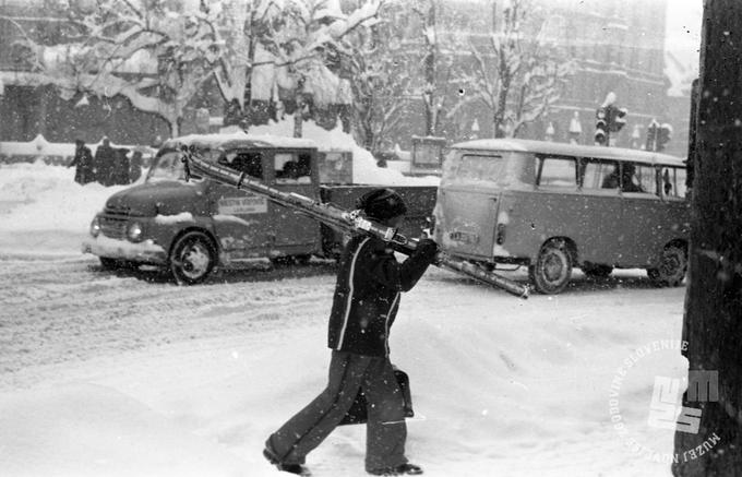 Ljubljana marca 1976 | Foto: Marjan Ciglič, hrani MNZS