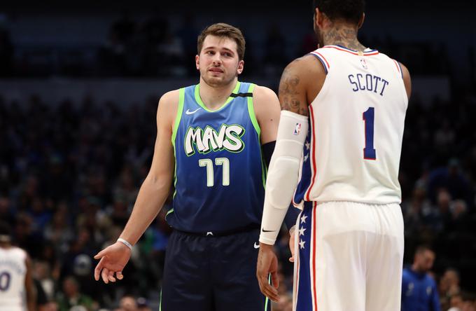 Dončić je paral živce tekmecem zlasti z asistencami in zadetimi prostimi meti. | Foto: Guliverimage/Getty Images