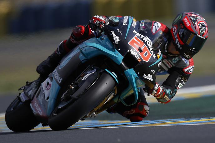 Fabio Quartararo | Fabio Quartararo bo nedeljsko dirko moto GP za VN Alcaniza začel s prvega startnega mesta. | Foto Reuters