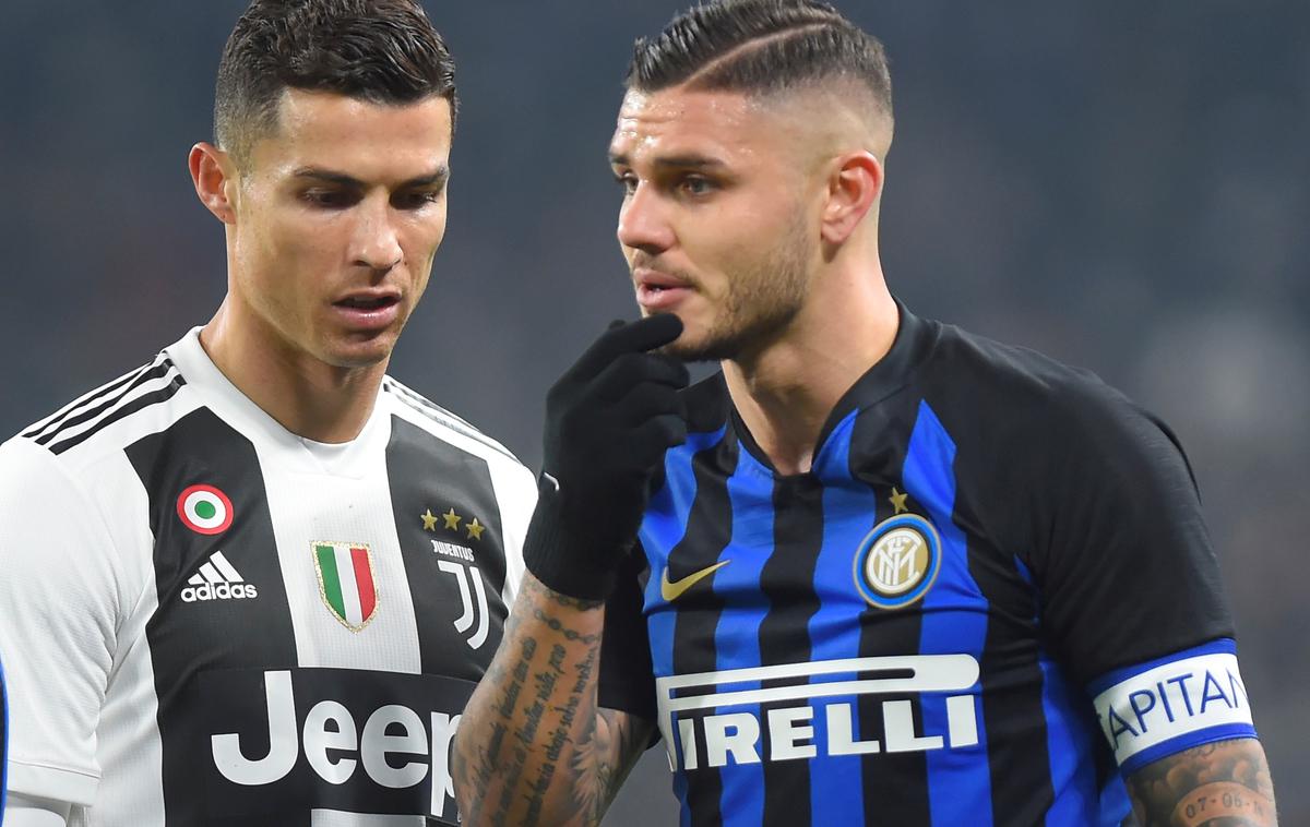 Mauro Icardi, Cristiano Ronaldo | Mauro Icardi se je pri Interju meril tudi s Cristianom Ronaldom (Juventus), v dresu PSG pa so njegovi tekmeci drugačni. | Foto Reuters