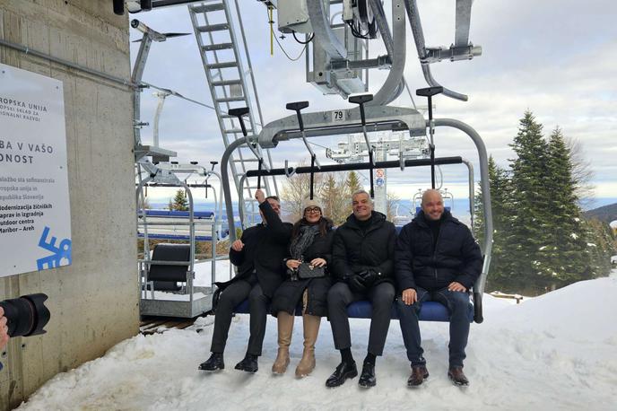 Mariborsko Pohorje, gondola, sedežnica | Z naložbo so lahko zamenjali kar 47 let stari vlečnici Orel in Ruška ter ju nadomestili z novo Leitnerjevo štirisedežnico z zmogljivostjo prevoza 1.450 potnikov na uro. | Foto STA