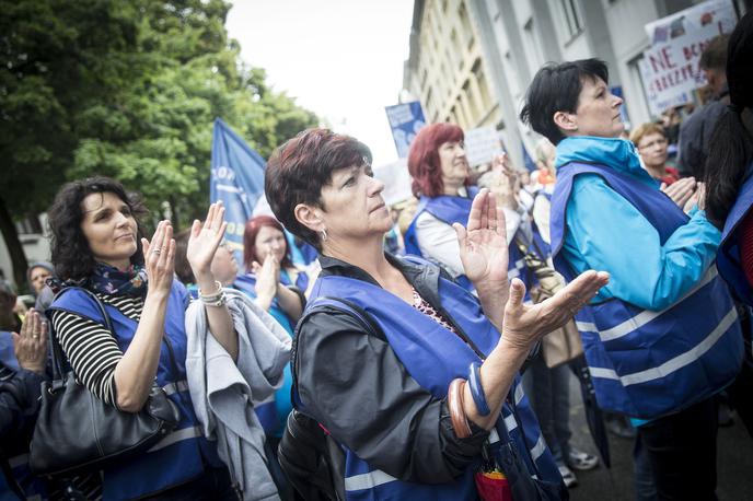 Stavka sindikatov | Foto Ana Kovač