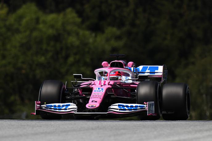 Sergio Perez | Sergio Perez bo moral izpustiti še drugo dirko v Silverstonu. | Foto Getty Images