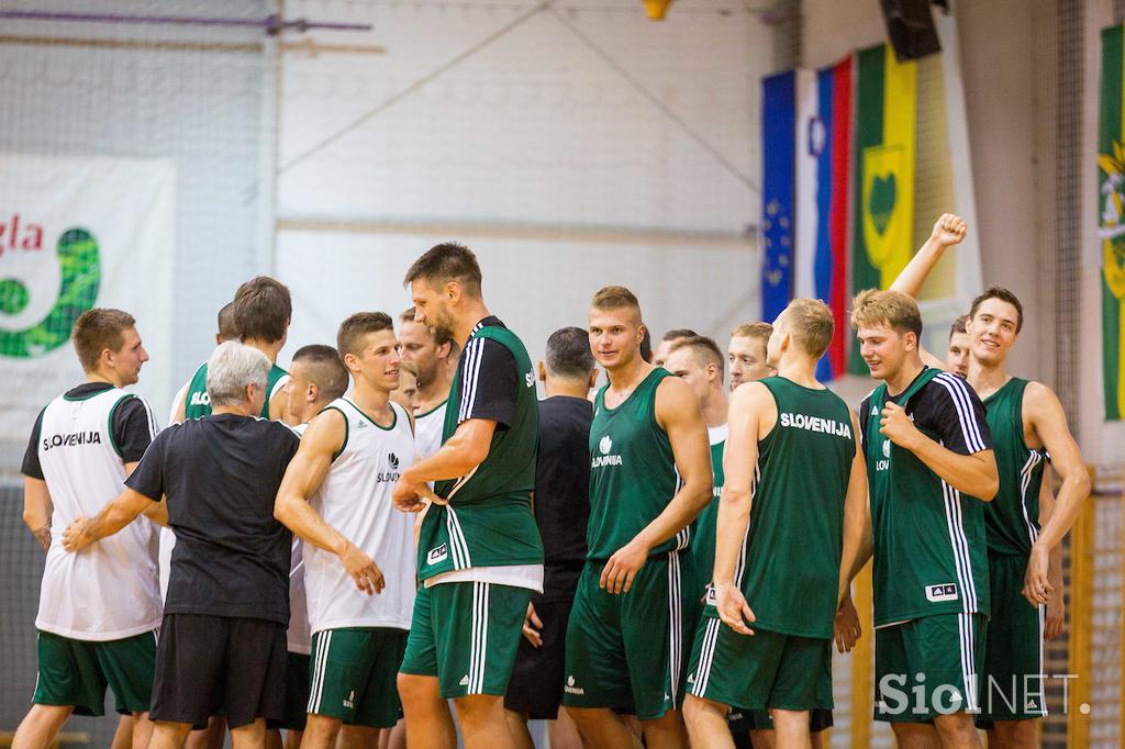 trening slovenska košarkarska reprezentanca Zreče