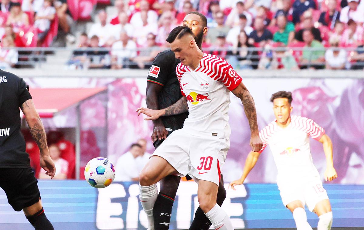 Benjamin Šeško RB Leipzig | Benjamin Šeško je v igro vstopil v 64. minuti. | Foto Guliverimage