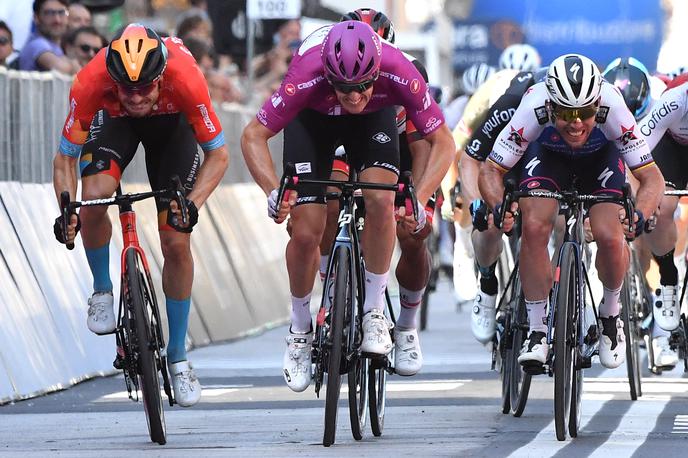 Arnaud Demare, Giro 2022 | Arnaud Demare je dobil že tretji sprint na letošnjem Giru. | Foto Reuters