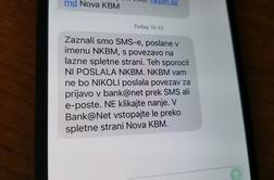 Svarilo NKBM: pazite, ker teh sporočil ne pošiljamo mi