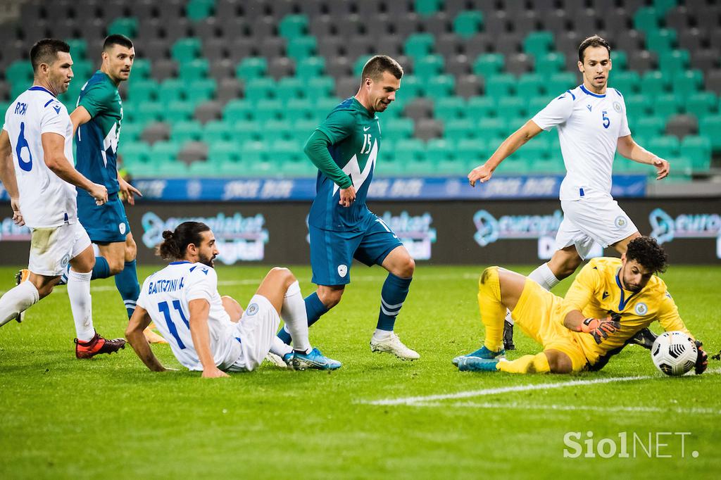 Slovenija : San Marino, slovenska nogometna reprezentanca