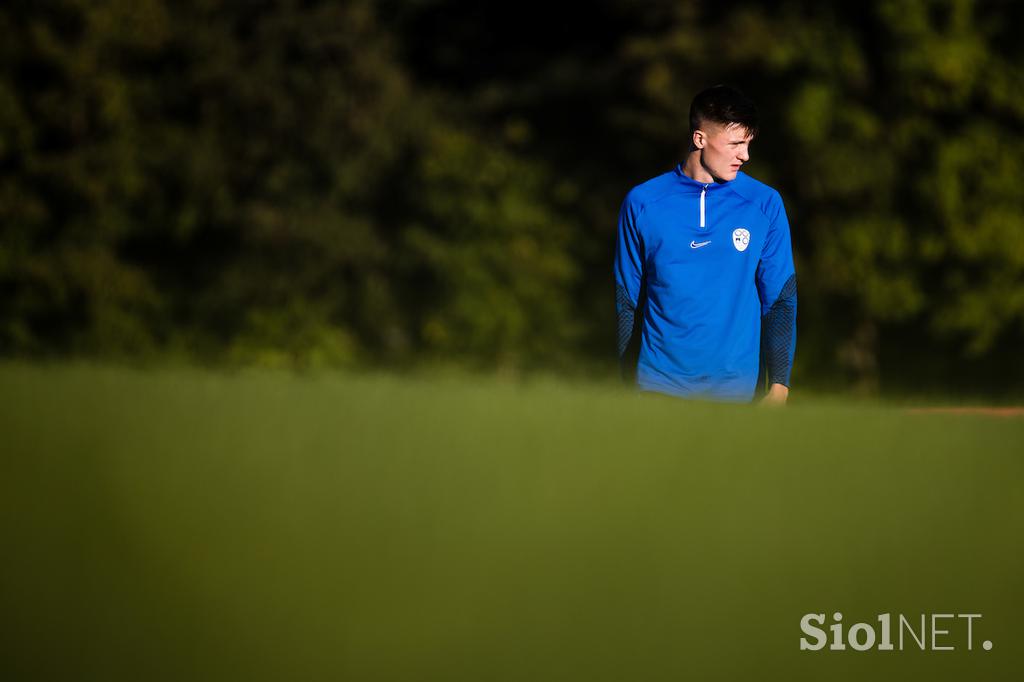 Slovenska nogometna reprezentanca trening