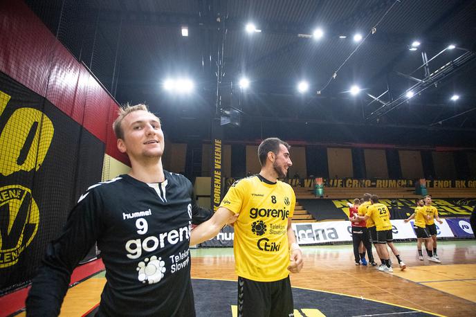 RK Gorenje Velenje RK Celje Pivovarna Laško | V boju za naslov prvaka najboljše kaže Velenjčanom. | Foto Jurij Vodušek/Sportida