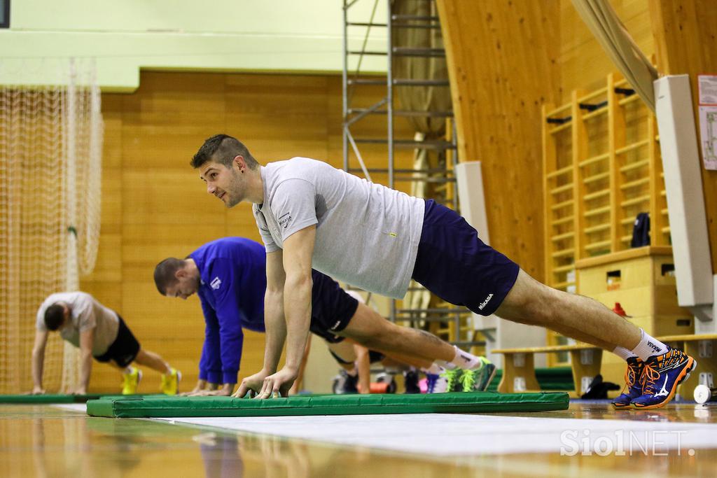 slovenska odbojkarska reprezentanca Kranjska Gora trening