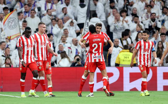 Almeria je v prvem polčasu presenetila Real in si priigrala prednost z 2:0. | Foto: Reuters