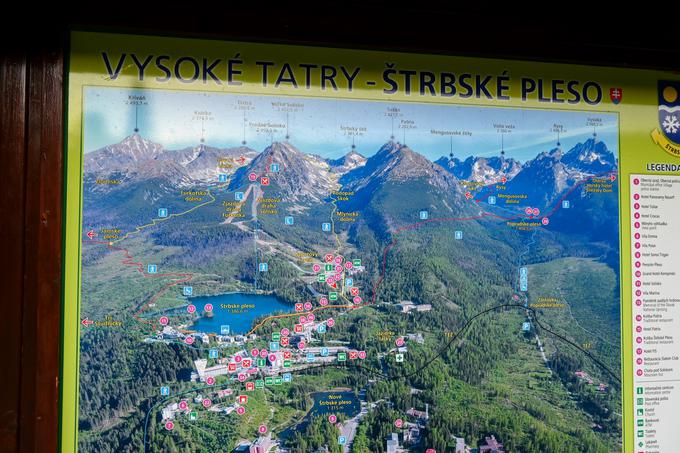 Poti so dobro markirane, ne manjka niti zemljevidov na izhodiščih. Tega najdete pri Štrbskem plesu. | Foto: Matej Podgoršek