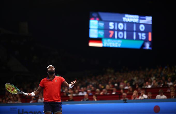 Frances Tiafoe bo moral še nekaj časa počakati na drugo lovoriko v karieri.  | Foto: Guliverimage/Vladimir Fedorenko