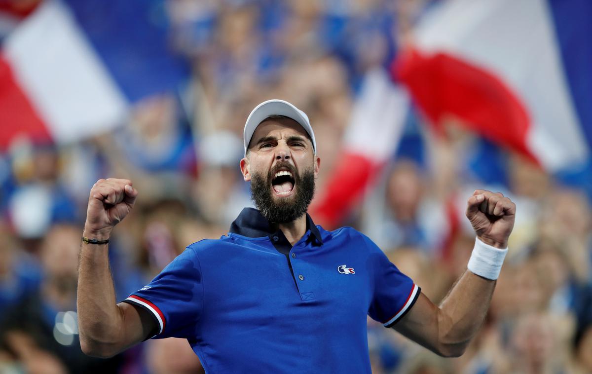 Benoit Paire | Francoz je napredoval v naslednji krog turnirja v Gstaadu. | Foto Guliver/Getty Images