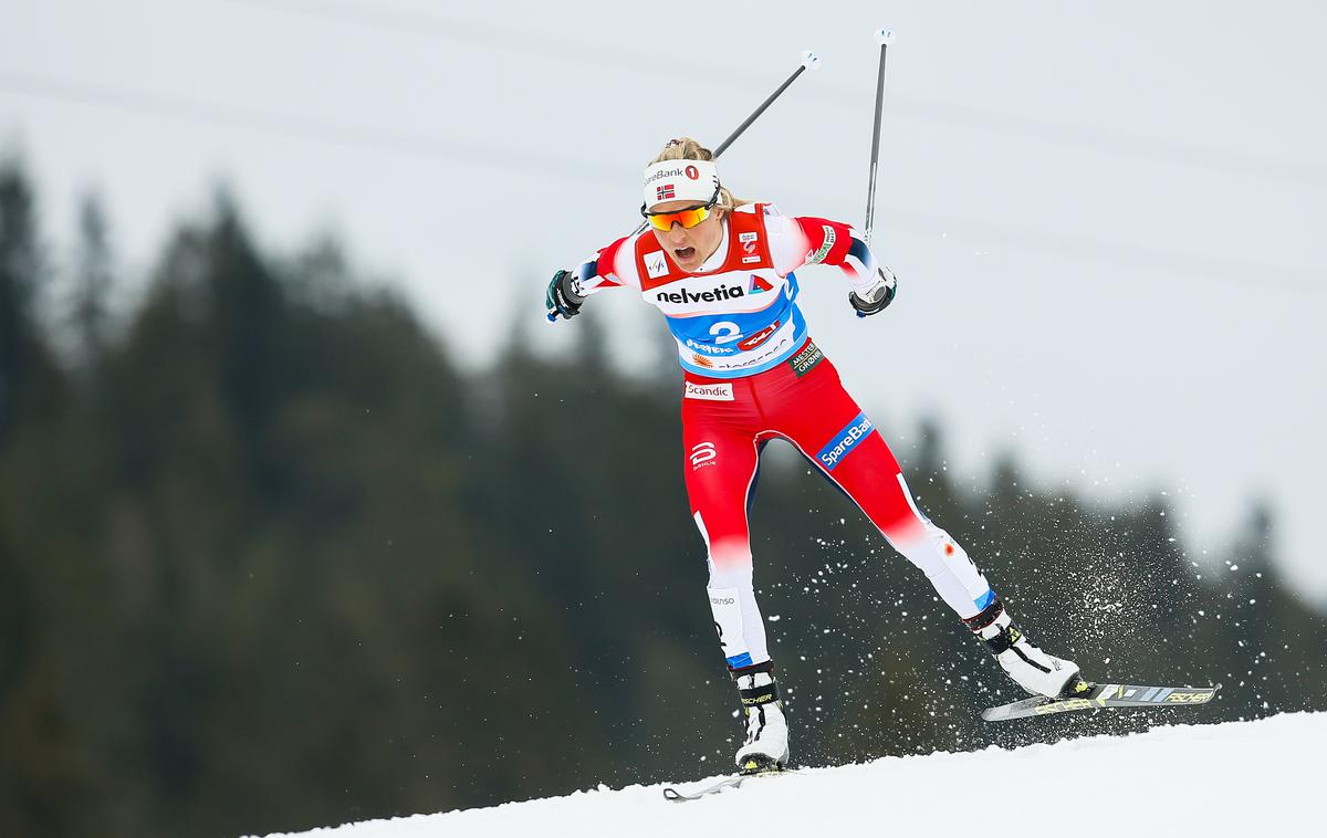 Therese Johaug | Norvežanka Therese Johaug je zmagalka tekme za svetovni pokal v smučarskem teku v Lillehammerju.  | Foto Getty Images