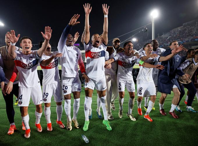 PSG je v torek premagal v gosteh Barcelono s 4:1 in se prebil med štiri najboljše v Evropi. | Foto: Reuters