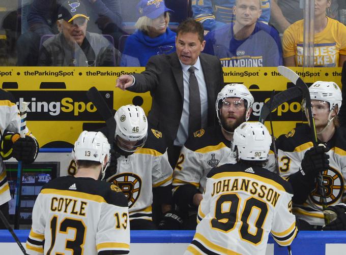 Trener Boston Bruins Bruce Cassidy je bil zelo ponosen na kapetana: Sam se je odločil, da bo igral. To je bilo zelo navdohujoče za ekipo, velika spodbuda. | Foto: Reuters